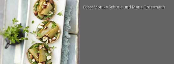 Rezeptbild für "Torteletts mit Kräuterguss"