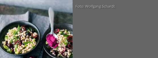 Rezeptbild für "Graupensalat mit Rote-Bete-Sauce"