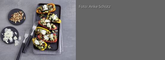 Rezeptbild für "Minipaprika mit Pestolinsen"