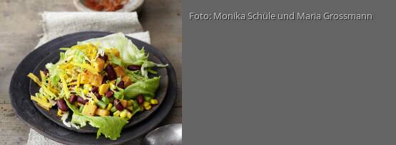Rezeptbild für "Scharfer Süßkartoffel-Bohnen-Salat"