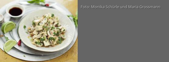 Rezeptbild für "Tofu-Pilz-Salat"