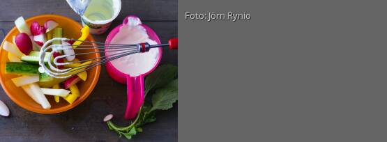 Rezeptbild für "Rohkost mit Meerrettichschmand"