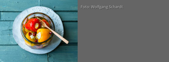 Rezeptbild für "Gefüllte Mini-Paprika"