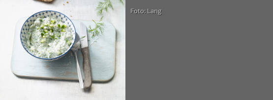 Rezeptbild für "Gurken-Chia-Aufstrich mit Meerrettich"