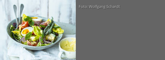 Rezeptbild für "Salade niçoise mit Limettenmayo"