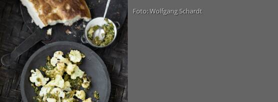 Rezeptbild für "Gebratener Blumenkohl mit Chermoula"