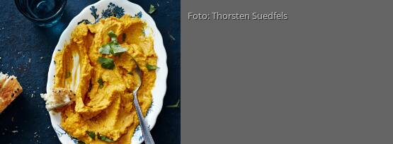 Rezeptbild für "Paprika-Aprikosen-Hummus"