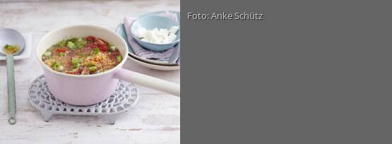 Rezeptbild für "Linsensuppe mit Schafskäse"