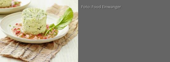 Rezeptbild für "Kräuter-Flans mit Radieschen-Vinaigrette"
