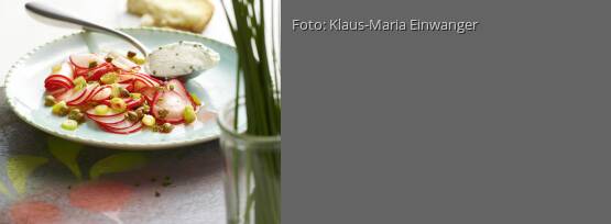 Rezeptbild für "Radieschen-Carpaccio mit Ricottanocken"