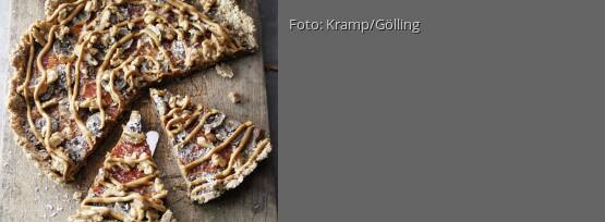 Rezeptbild für "Frühstückspizza mit fruchtigem Belag"