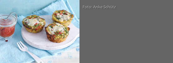 Rezeptbild für "Mini-Frittatas mit Gojisalsa"