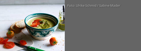 Rezeptbild für "Kalte Avocado-Gurken-Suppe"