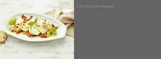 Rezeptbild für "Paprika-Caprese mit Kapernöl"