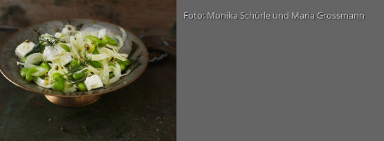 Rezeptbild für "Fenchel-Bohnenkern-Salat mit Zitronen-Pfeffer-Dressing"
