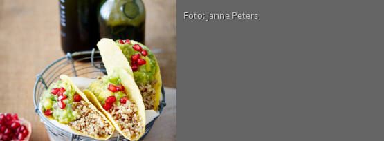 Rezeptbild für "Quinoa-Tacos mit Mango-Guacamole"