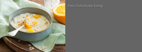 Rezeptbild für "Hüttenkäse mit Orange und Kokosnuss"