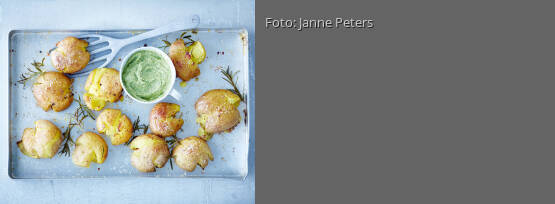 Rezeptbild für "Kartoffel-Smash mit Brokkoli-Aioli"