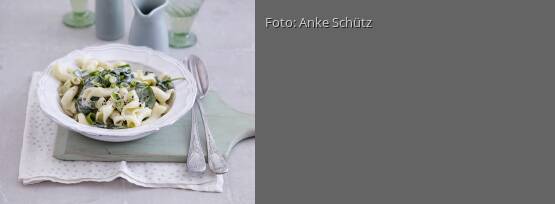 Rezeptbild für "Pasta mit Spinat"