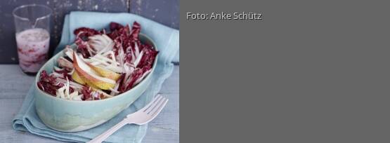 Rezeptbild für "Radicchio mit Preiselbeerdressing"