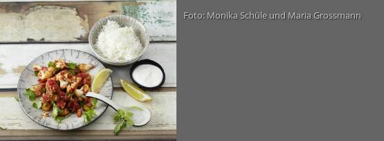 Rezeptbild für "Tandoori-Blumenkohl mit Joghurt"