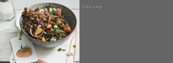 Rezeptbild für "Kürbis-Linsen-Salat"