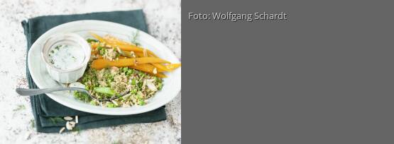 Rezeptbild für "Erbsen-Mandel-Couscous"