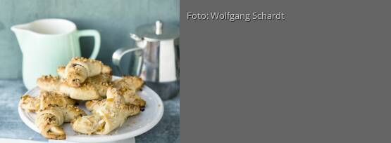 Rezeptbild für "Rugelach mit zweierlei Füllung"