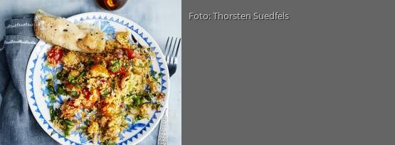 Rezeptbild für "Couscous-Salat-mit Quetschtomaten"