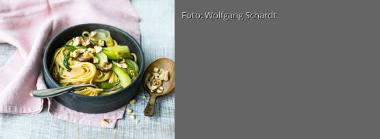 Rezeptbild für "Nudeln mit Pak Choi und Shiitake"