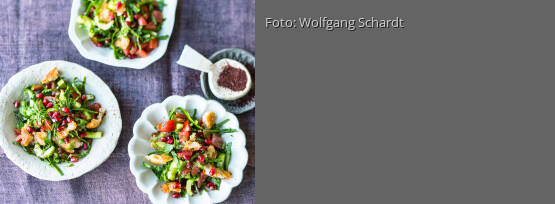 Rezeptbild für "Fattoush mit Granatapfel"