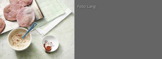 Rezeptbild für "Pink-Pitabrot mit Gurken-Raïta"