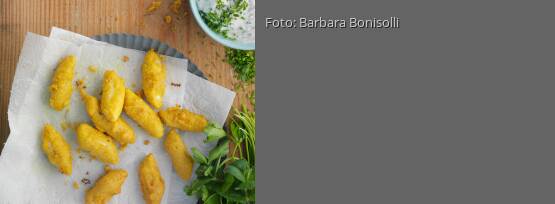 Rezeptbild für "Knusperspargel mit Kräuterrahm"