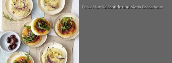 Rezeptbild für "Zweierlei Minipizzas"