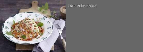 Rezeptbild für "Möhren-Haselnuss-Spaghetti"