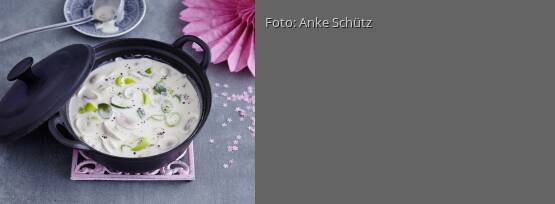 Rezeptbild für "Vier-Käse-Suppe mit Pilzen"
