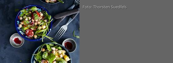 Rezeptbild für "Erfrischender Kichererbsensalat"