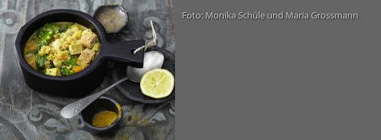 Rezeptbild für "Linsentopf mit zweierlei Tofu"