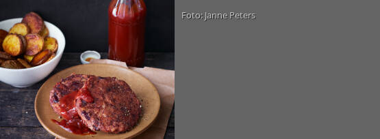 Rezeptbild für "Bohnen-Pattys mit Espresso-BBQ-Sauce"