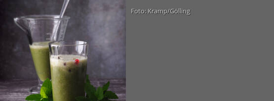 Rezeptbild für "Smoothie mit Aloe vera, Granatapfel und Giersch"