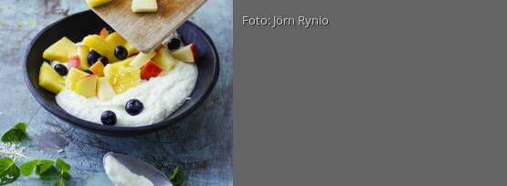 Rezeptbild für "Exotischer Obstsalat mit Kokosquark"