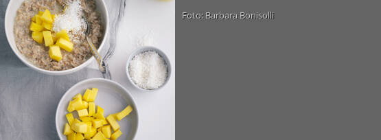 Rezeptbild für "Porridge mit Mango"