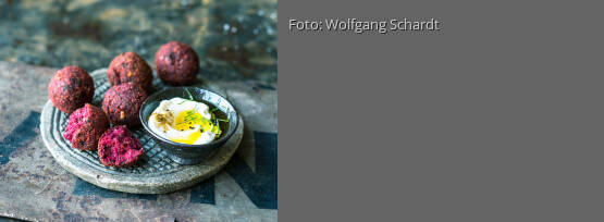 Rezeptbild für "Rote-Bete-Falafel"