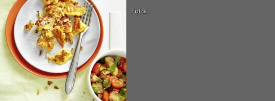 Rezeptbild für "Polenta-Schmarren mit Pilzen"