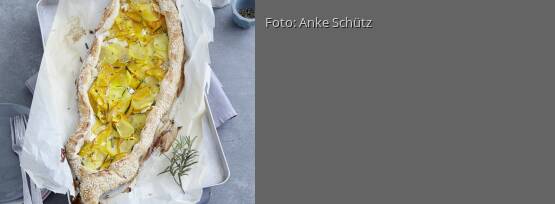 Rezeptbild für "Kartoffel-Kürbis-Pide"