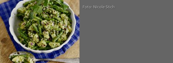 Rezeptbild für "Kartoffelsalat mit grünen Bohnen"