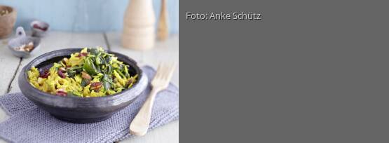 Rezeptbild für "Spinat-Gewürz-Reis"