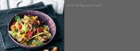 Rezeptbild für "Wirsing-Brezel-Salat"