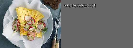 Rezeptbild für "Omelett mit Radieschen"