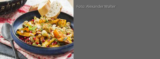 Rezeptbild für "Wintergemüse mit Granatapfelmarinade"